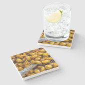 スパイシーノセララエトネアオリブ ストーンコースター (横)