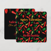 スパイシーバレンタインハローホットティ赤コショウのギフトカード (正面/裏面)