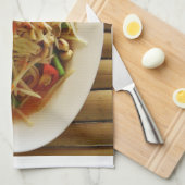 スパイシーパパイヤサラダ[ソムタム] ...タイ料理 キッチンタオル (四つ折り)