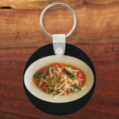 スパイシーパパイヤサラダ[ソムタム] ...タイ料理 キーホルダー (正面)