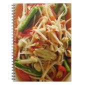 スパイシーパパイヤサラダ[ソムタム] ...タイ料理 ノートブック (正面)