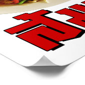 スパイシーパパイヤサラダ[ソムタム] ...タイ料理 ポスター (角)