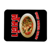 スパイシーパパイヤサラダ[ソムタム] ...タイ料理 マグネット (横)