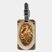 スパイシーパパイヤサラダ[ソムタム] ...タイ料理 ラゲッジタグ (正面縦)