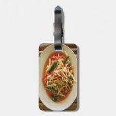 スパイシーパパイヤサラダ[ソムタム] ...タイ料理 ラゲッジタグ (裏面縦)