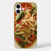 スパイシーパパイヤサラダ[ソムタム] ...タイ料理 Case-Mate iPhoneケース (裏面)