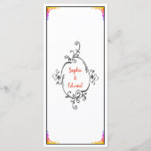 スパイシーフローラありがとう メニュー (裏面)