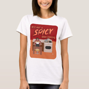 スパイシーブック料理ロマンス作家主婦 Tシャツ