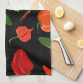 スパイシーペッパーキッチンタオル キッチンタオル (四つ折り)