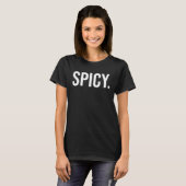 スパイシーペッパー唐辛子食品チリ Tシャツ (正面フル)