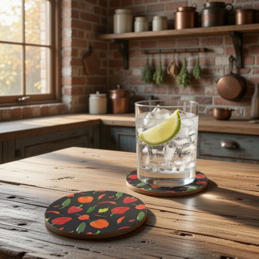 スパイシーホットペッパーコースター コースター