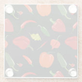 スパイシーホットペッパーズコースター ガラスコースター (裏面)