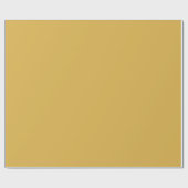 スパイシーマスタードイエロモダンー無地のカラー ラッピングペーパー (フラット)