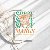 スパイシーマーモダングスブライトマーガリータ30歳の誕生日 招待状