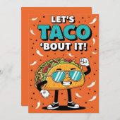 スパイシーメキシカンフードカートゥーンについて話そう サンキューカード (正面/裏面)