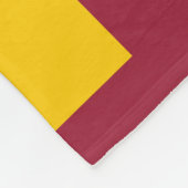 スパイシーモダンカラーズジオメトリックスクウェアファミリー秋 フリースブランケット (角)