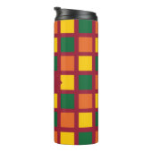 スパイシーモダンカラーズジオメトリックスクウェアモノグラム タンブラー (回転右)