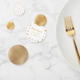 スパイシーモダンライフハート数々の色ありがとう コンフェッティ