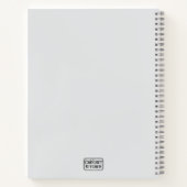 スパイシーモダンレッドミニマルクロシェJalapeno名 ノートブック (裏面)