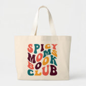 スパイシーモムズクラブスーベニアーレトロスタイルグルーヴィ ラージトートバッグ (正面)
