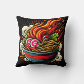 スパイシーラーメン日本麺ストリートアート クッション (裏面)
