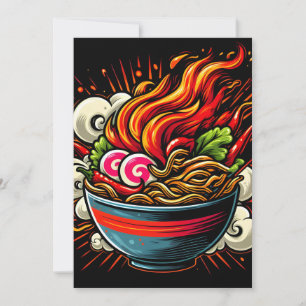 スパイシーラーメン日本麺ストリートアート 案内状