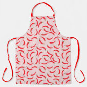 スパイシーレッドチリパターン エプロン (正面)