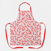 スパイシーレッドチリパターン エプロン (正面)