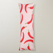 スパイシーレッドチリパターン ボディピロー (裏面 (縦))