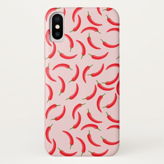 スパイシーレッドチリパターン Case-Mate iPhoneケース (裏面)