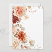 スパイシー秋ラスト&赤面ボホフローラブライダルブランチ 招待状 (裏面)