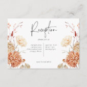 スパイシー秋ラスト&赤面ボホフローラ披露宴 エンクロージャーカード (正面)