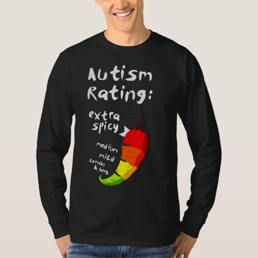 スパイシー自閉症 Tシャツ (正面)