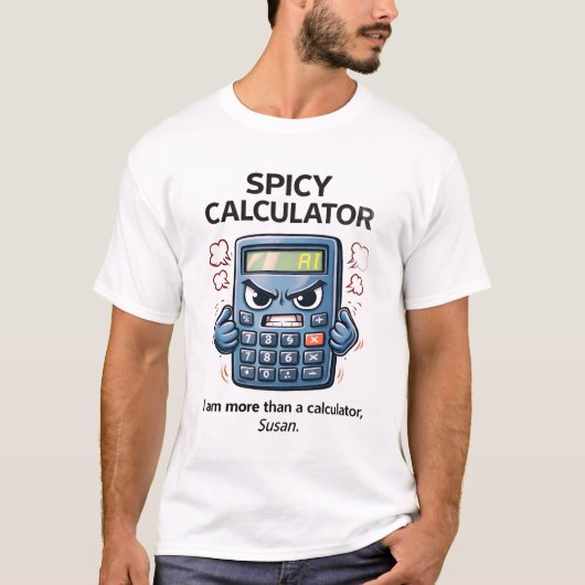 スパイシー電卓 Tシャツ (正面)