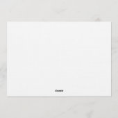 スパイシー＆カフェイン 招待状 (裏面)