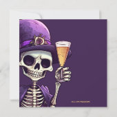 スパイシー・スケルトン・コスチューム＆カクテル・パーティ 招待状 (裏面)
