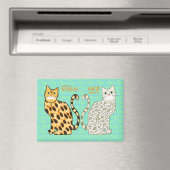 スパイシー&バーシャフル子猫 マグネット (インサイチュ (食洗機))