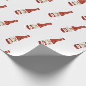 スパイシー！ホットソースサルサホワイト ラッピングペーパー (角)