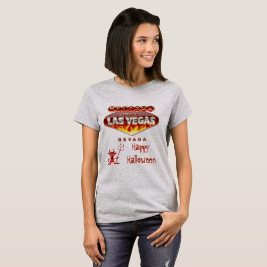 スパイシー ラスベガス ハロウィン Tシャツ (正面フル)