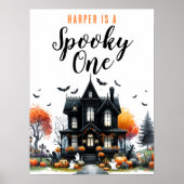 スパイシー・ワン ハロウィン 誕生日パーティー サイン (正面)