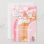 スパイシー ワン ハロウィン 誕生日 招待状 (正面)