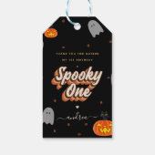 スパイシー・ワン ハロウィン 1歳の誕生日ギフトタグ ギフトタグ (裏面)