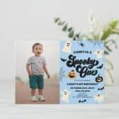 スパイシー・ワン ハロウィン 1st 写真 誕生日パーティー 招待状 (スタンド正面)