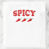 スパイシー 楕円形シール (バッグ)