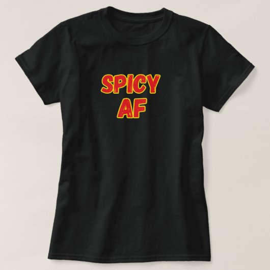 スパイシーAF Tシャツ (デザイン正面)
