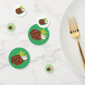 スパイシーBBQバッファローチキンウィングズテールゲートパーティー コンフェッティ (グループ)