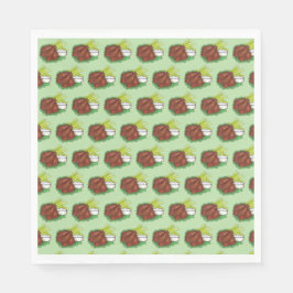 スパイシーBBQバッファローチキンウィングズテールゲートパーティー スタンダードランチョンナプキン