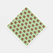 スパイシーBBQバッファローチキンウィングズテールゲートパーティー スタンダードランチョンナプキン (角)