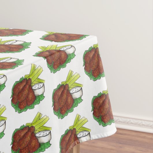 スパイシーBBQバッファローチキンウィングバー食肉 テーブルクロス (インサイチュ)