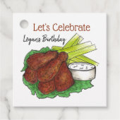 スパイシーBBQバッファローチキンウイングテールゲートビッグゲーム フェイバータグ (正面)